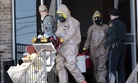 A hazardous materials team is needed when powdered substances are thought to be anthrax often. 