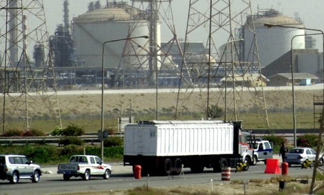 A Saudi Aramco oil refinery in 2004.