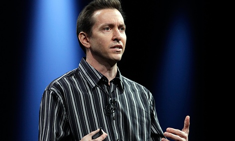 Scott Forstall at the Apple Developers Conference in San Francisco.