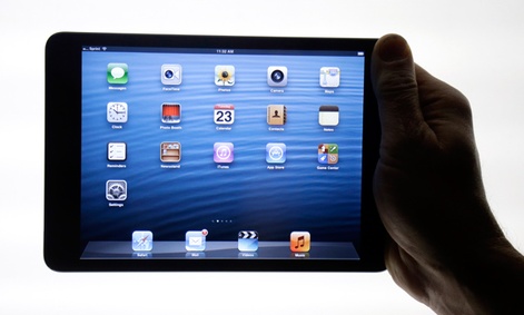 The iPad Mini is shown in San Jose, Calif.
