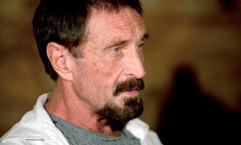 Software company founder John McAfee