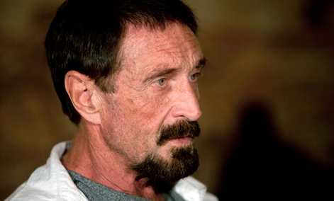Software company founder John McAfee