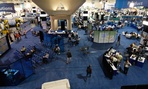 Trade shows like the ESRI convention draw thousands of visitors.