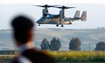 MV-22 Osprey carrying U.S. Army Gen. Carter Ham