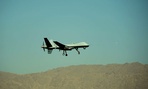 A U.S. Air Force MQ-9 Reaper flies near Kandahar in 2009.