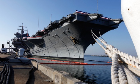  The aircraft carrier USS Enterprise