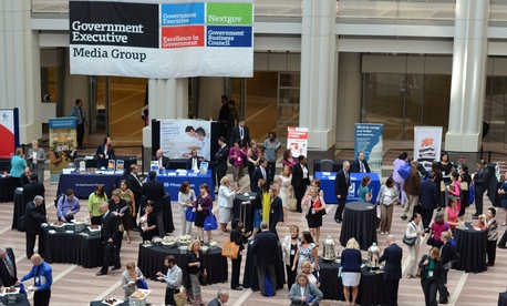 Attendees confer at Excellence in Government 2012.