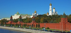 Moscow's Kremlin is the official residence of the president of the Russian Federation. 