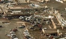 Oklahoma's Moore Medical Center was destroyed after it was hit by a massive tornado Monday.
