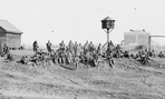 African American soldiers resting in Virginia in 1864 near Aiken's Landing, Va. African American soldiers resting in Virginia in 1864 near Aiken's Landing, Va.