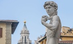 Michelangelo -- sculptor of the famed David -- is cited a creative genius left-hander.