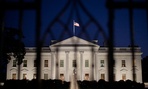 The White House in Washington is seen at night, Monday, Sept. 30, 2013. 