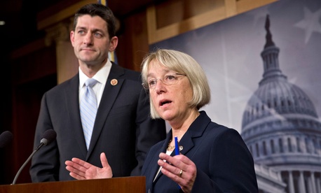 House Budget Committee Chairman Paul Ryan, R-Wis., left, and Senate Budget Committee Chairwoman Patty Murray, D-Wash. House Budget Committee Chairman Paul Ryan, R-Wis., left, and Senate Budget Committee Chairwoman Patty Murray, D-Wash.