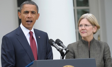 Warren was Obama's choice to head the Consumer Financial Protection Bureau in 2010. Warren was Obama's choice to head the Consumer Financial Protection Bureau in 2010.
