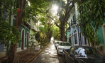 A street in San Juan, Puerto Rico.
