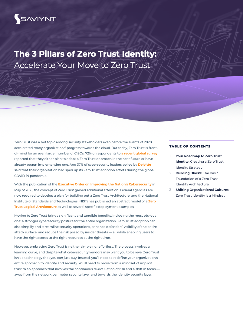 The 3 Pillars Of Zero Trust Identity Accelerate Your Move To Zero Trust