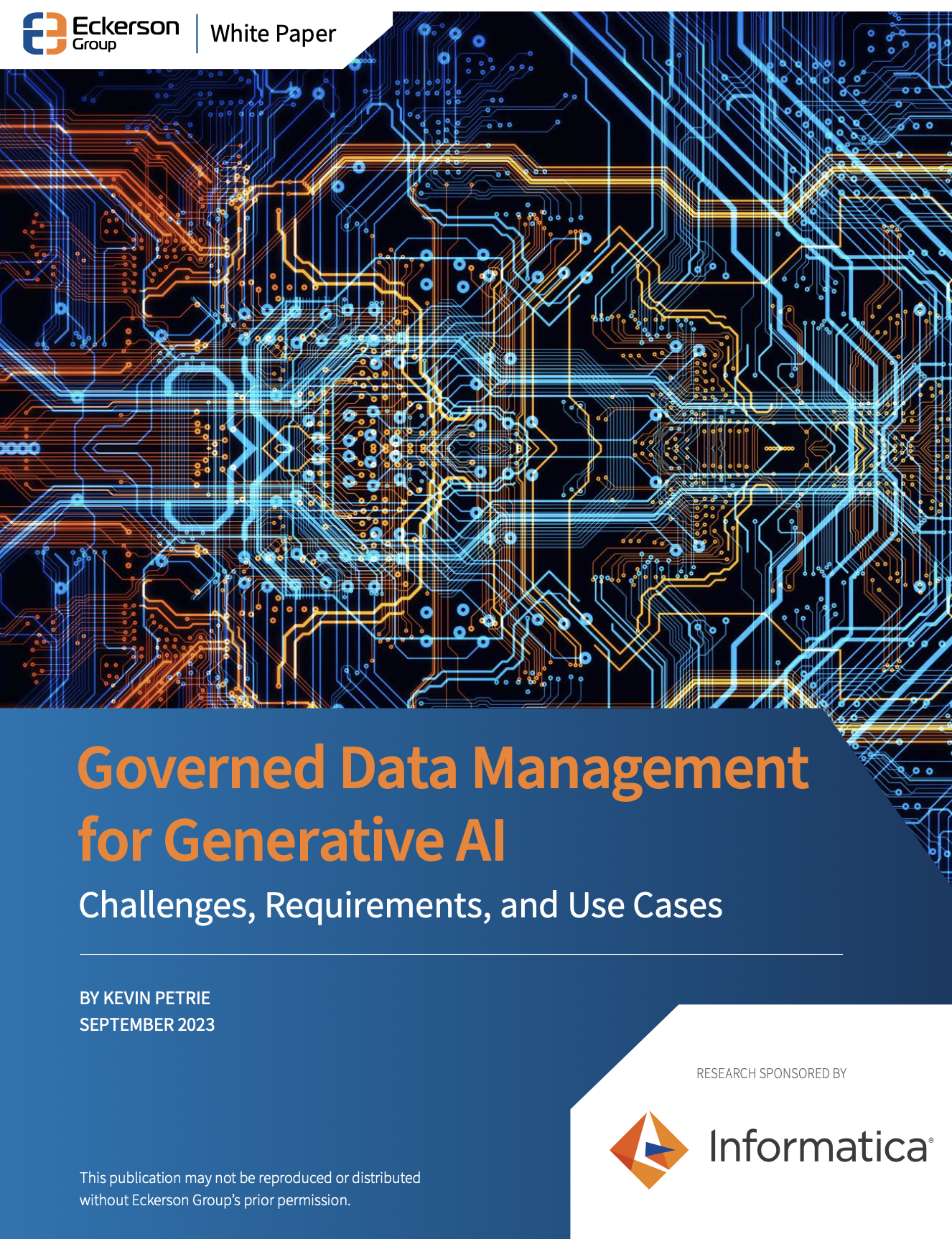 Governed Data Management for Generative AI