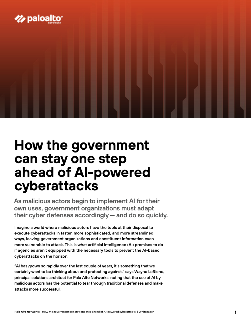 How the government can stay one step ahead of AI-powered cyberattacks