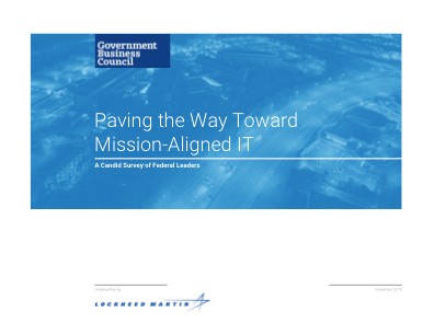 Paving the Way Toward Mission-Aligned IT (.pdf)