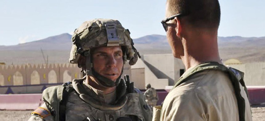 Staff Sgt. Robert Bales is seen in a 2011 interview in Afghanistan. 