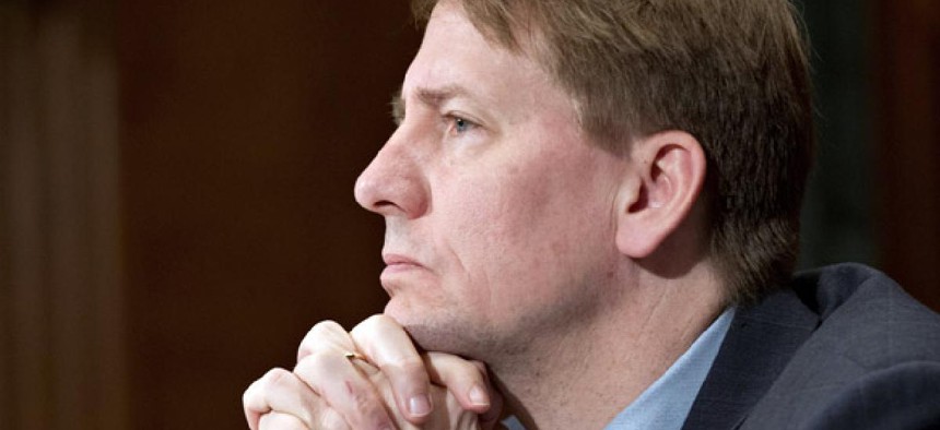 President Obama installed Richard Cordray as director of the agency in January.