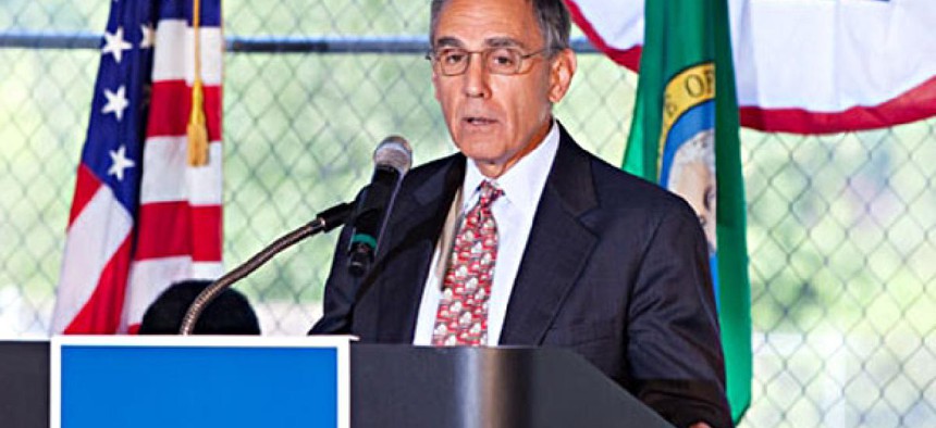 Public buildings commissioner Robert Peck was fired in the wake of the scandal.
