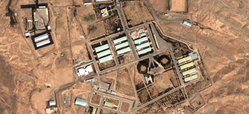 Satellite photos show a military complex southeast of Tehran.