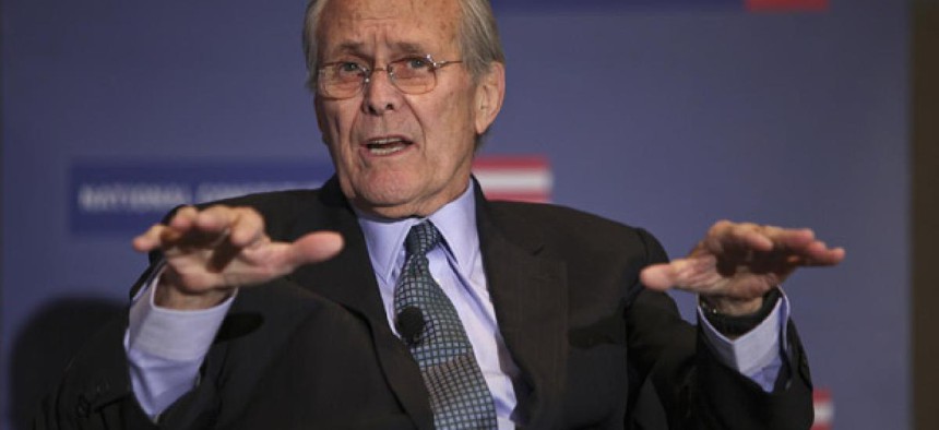 Former Secretary of Defense Donald Rumsfeld 