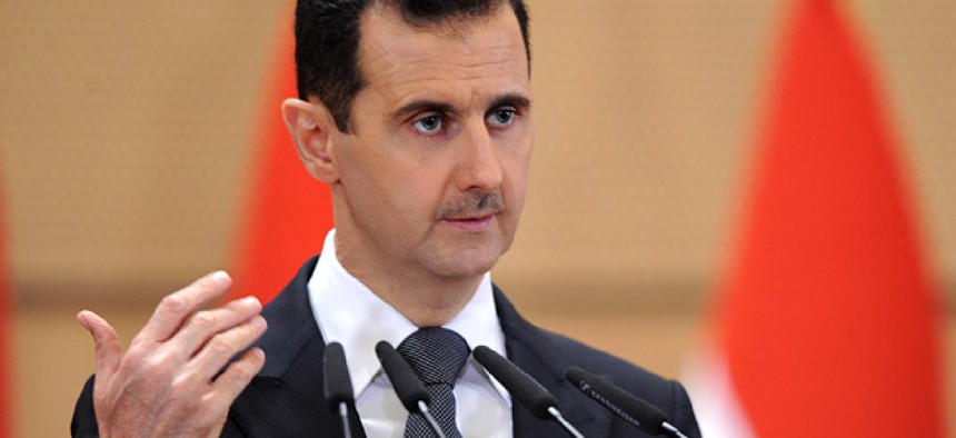 President Bashar al-Assad is being heavily criticized by the international community. 