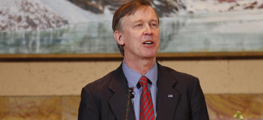 Colorado Gov. John Hickenlooper said both parties in Congress "can’t resist poking the other person across the aisle and causing a little bit of a ruckus.”