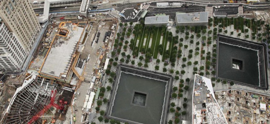 The World Trade Center site.