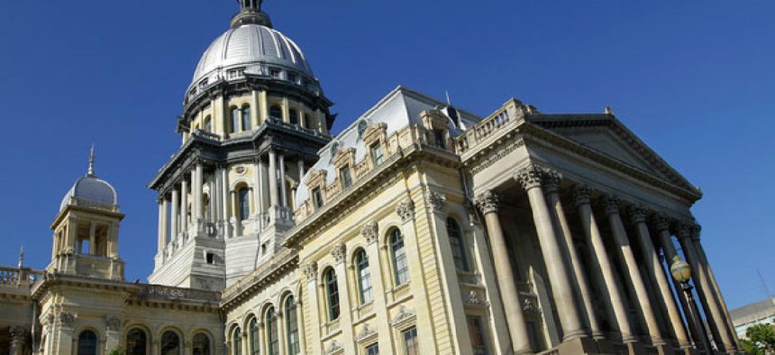 Illinois' state capitol in Springfield