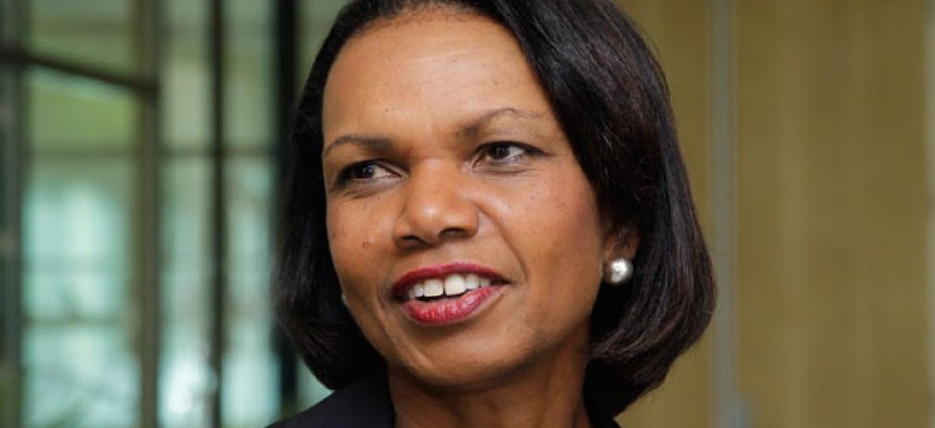 Former Secretary of State Condoleezza Rice
