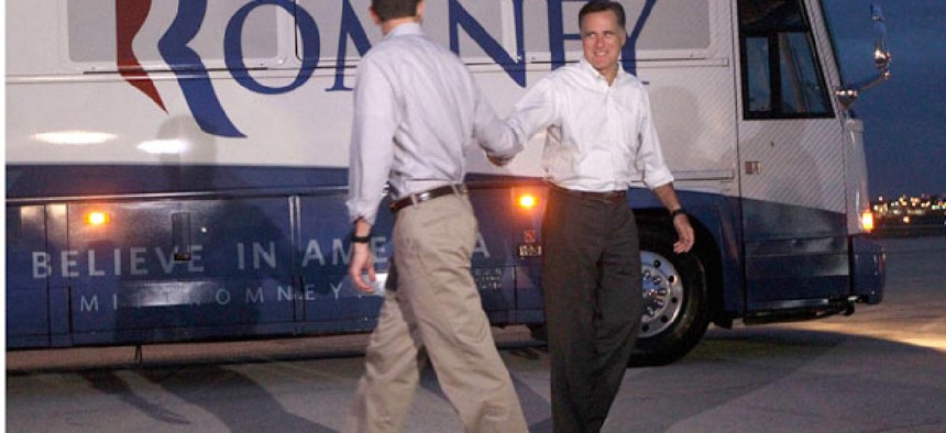 Mitt Romney introduced Paul Ryan as his running mate Saturday.