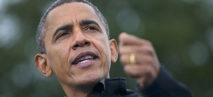 Obama spoke at a Colorado rally Thursday.