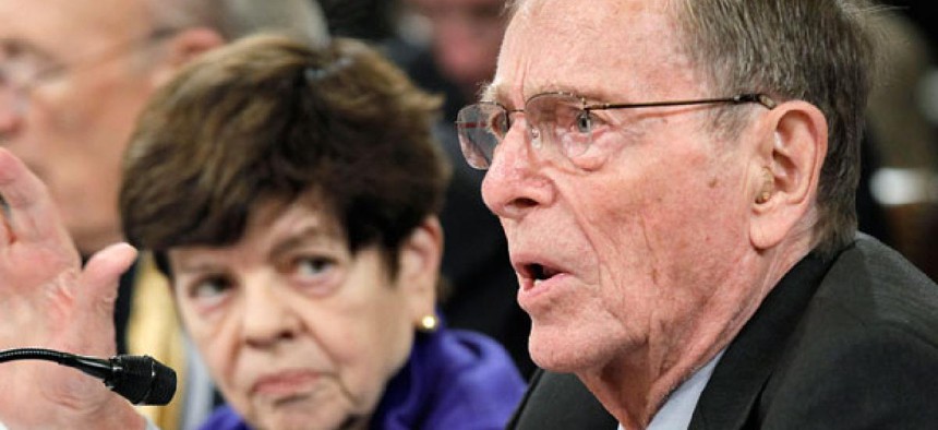 Alice Rivlin and former Sen. Pete Domenici, R-N.M., co-chaired a fiscal commission in 2010.   