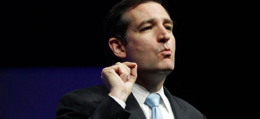 Ted Cruz says he wants to eliminate the departments of Energy, Commerce, and Education.