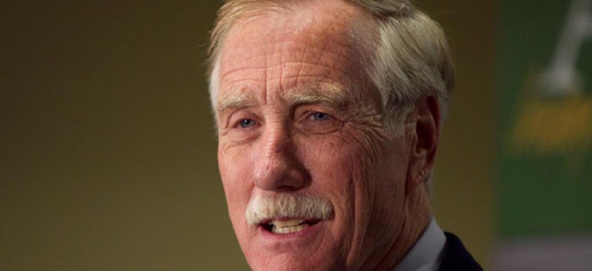 Angus  King said he may make a decision on caucusing by the end of next week.