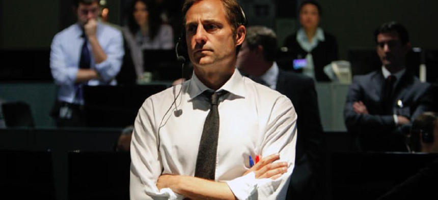 Actor Mark Strong is featured as a government official in the film.