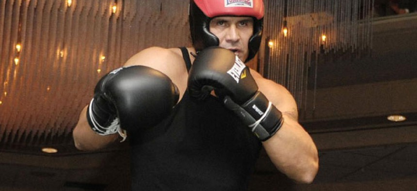 In 2009, Jose Canseco tried his hand at celebrity boxing.