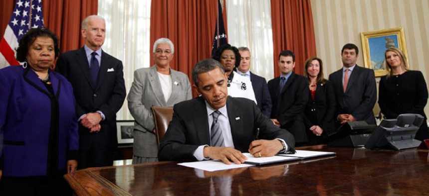 Obama signed an Executive Order to cut waste and promote efficient spending in 2011.