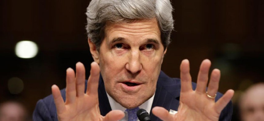 The State Department announced that John Kerry will give 5 percent of his salary to a charity that supports his workforce.