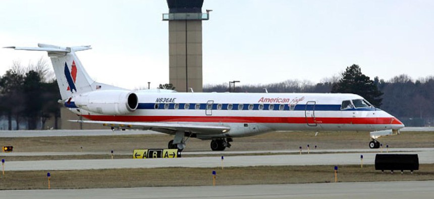 The tower at Abraham Lincoln Capital Airport in Springfield, Ill., is one of the possible closures.