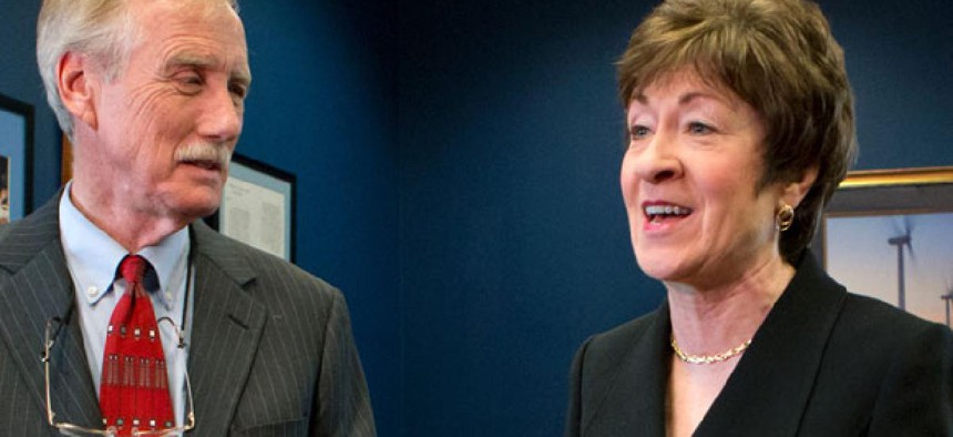 Maine Sens. Susan Collins and Angus King are questioning the department’s approach to spread furloughs evenly among affected employees to maintain fairness and possibly to avoid legal action. 