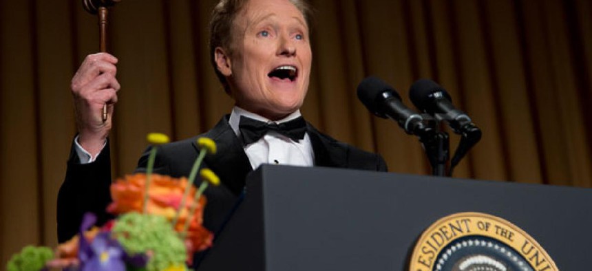 Comedian Conan O'Brien headlined the event.