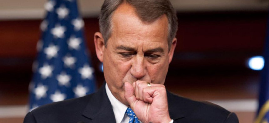 House Speaker John Boehner, R-Ohio, on Wednesday, said, "My question isn't about who is going to resign. My question is who's going to jail over this scandal?”