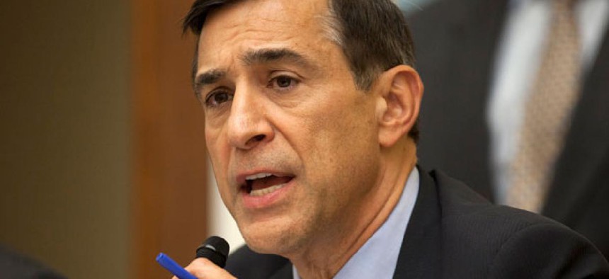 Rep. Darrell Issa, R-Calif., told Holder, "I need a yes or a no before you go into the long dialogue, otherwise I'm wasting my time."