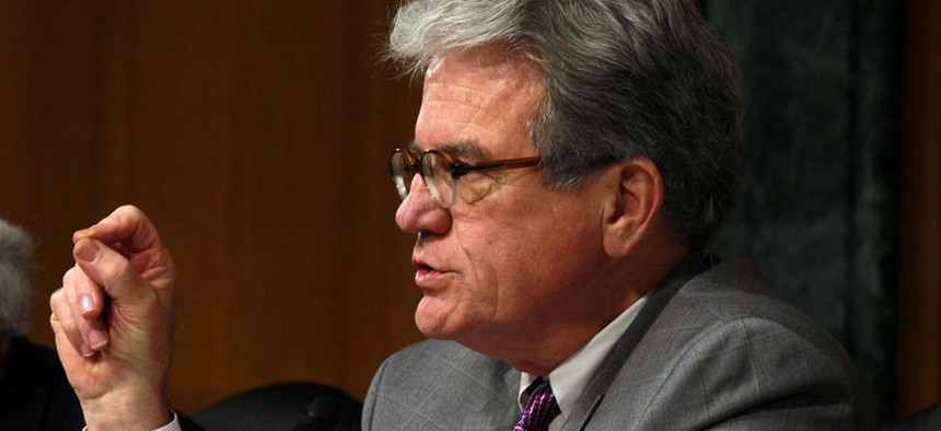 “When Wal-Mart buys, I guarantee they get the best price, and when Honeywell buys, they get the best price,” said ranking member Sen. Tom Coburn, R-Okla.