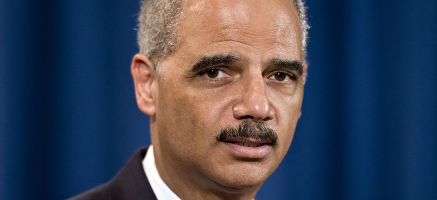 Attorney General Eric Holder, head of the Justice Department