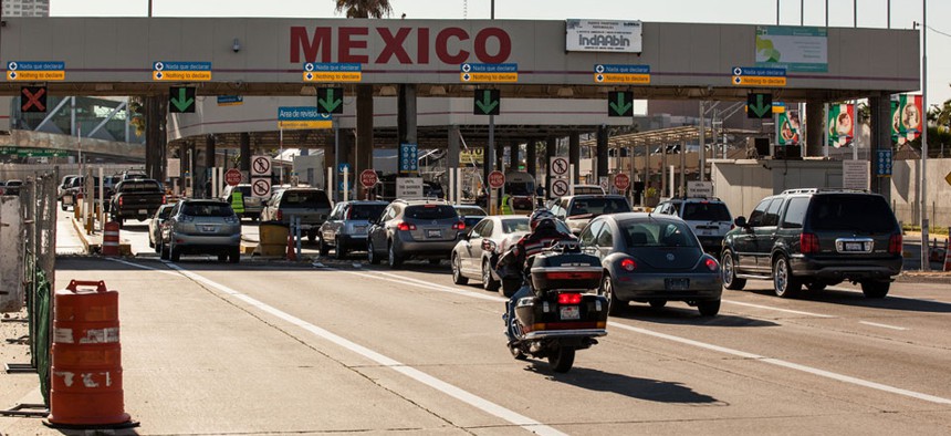 The San Ysidro border crossing is one of the busier crossings.